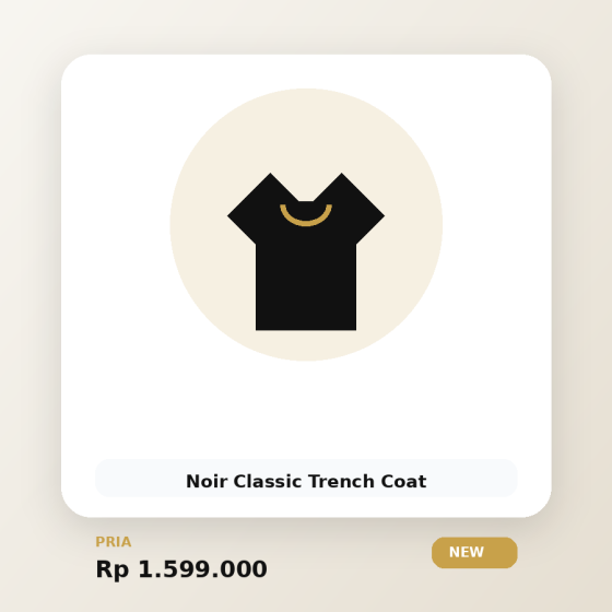 Noir Classic Trench Coat