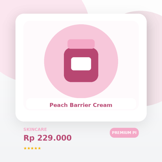 Peach Barrier Cream