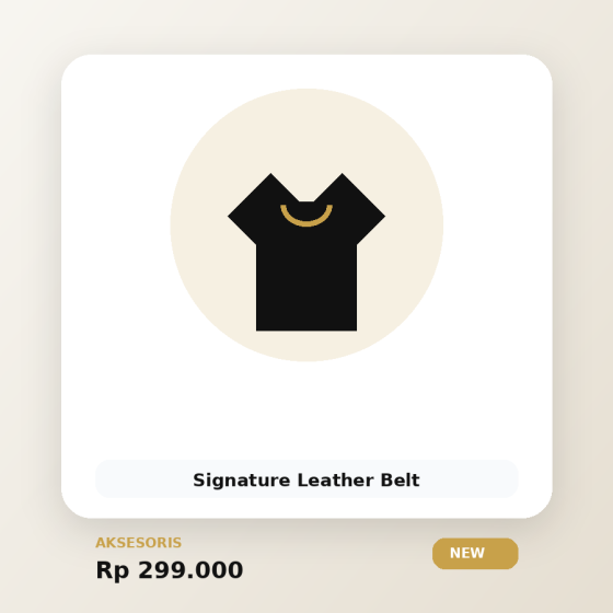 Signature Leather Belt