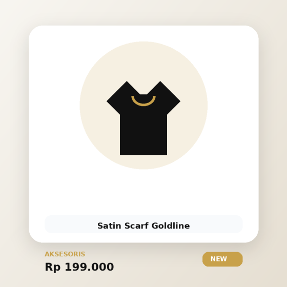 Satin Scarf Goldline