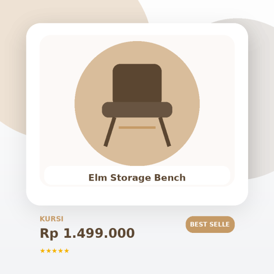 Elm Storage Bench