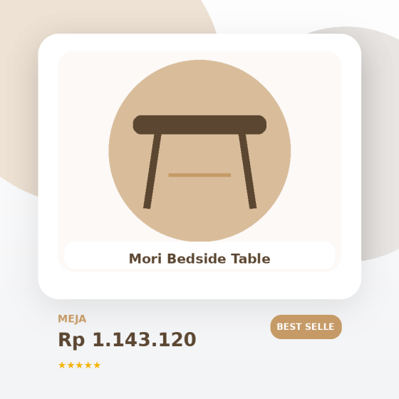 Mori Bedside Table